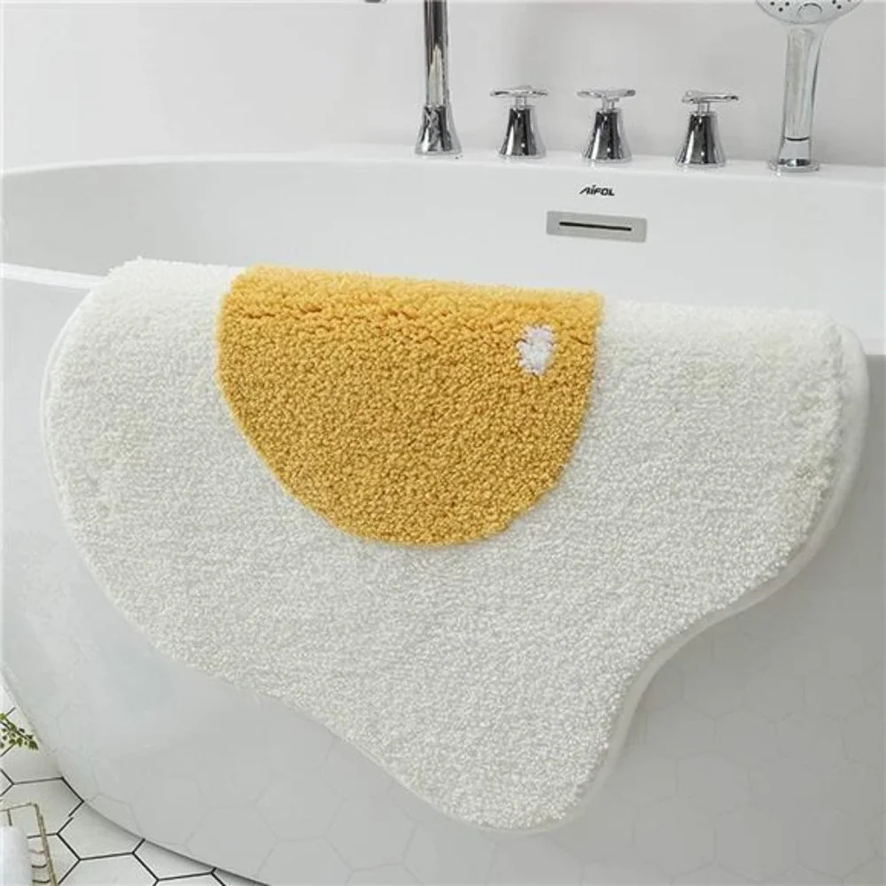 Bath Rug Mat, 18” x 25”, Funny, Cute, Ultra Soft, Plush, Shaggy, Water Absorbent